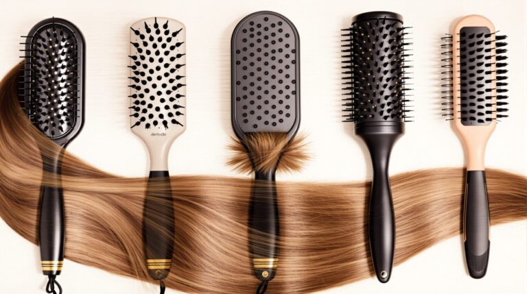 brosse à cheveux naturelle