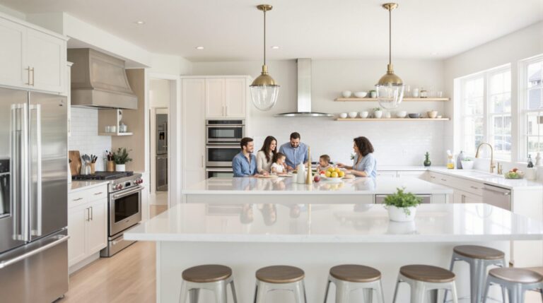 Concevoir une cuisine fonctionnelle pour la famille