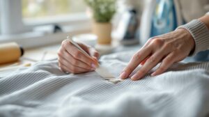 comment enlever de la colle sur un pull