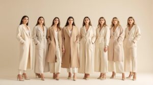 ensemble creme femme