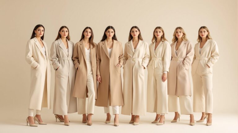 ensemble creme femme