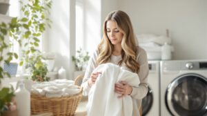 blanchissant linge naturel