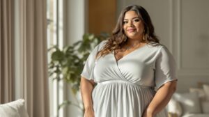 robe trapeze pour femme ronde