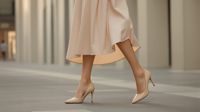 quelle chaussure avec robe mi-longue