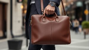 cartable en cuir homme