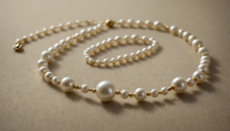 Collier de perle de rocaille pour femme : chic inattendu en simplicité