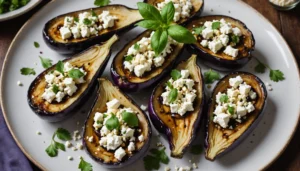 aubergine au four feta
