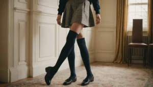 look chaussette haute femme