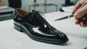 réparer chaussures vernies craquelées