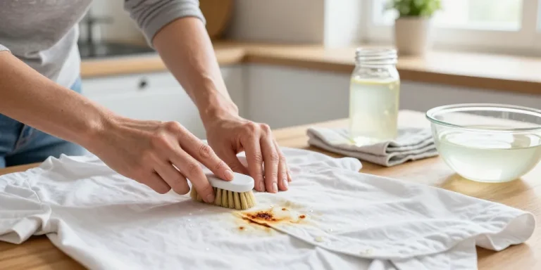 comment enlever une tache de rouille sur du tissu