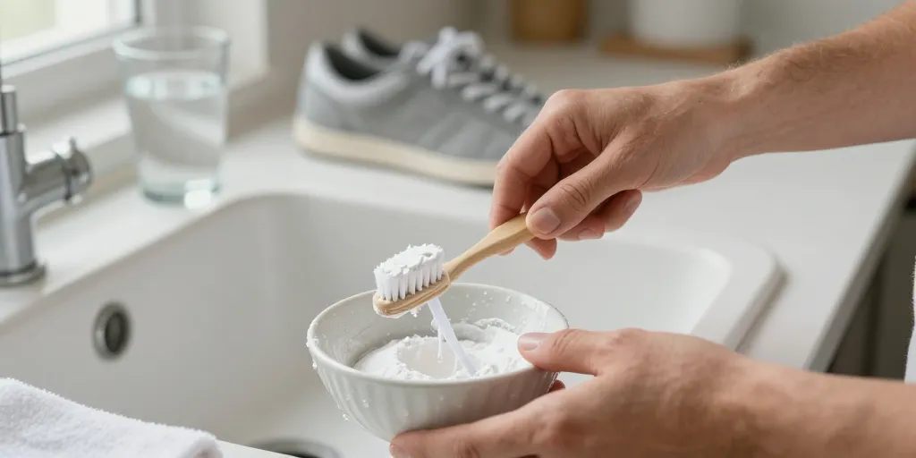 comment nettoyer lacets blancs