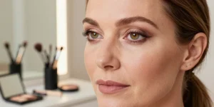 maquillage yeux noisette 50 ans