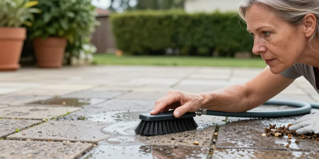nettoyer dalles gravillonnées