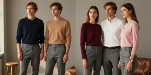 quel couleur avec un pantalon gris