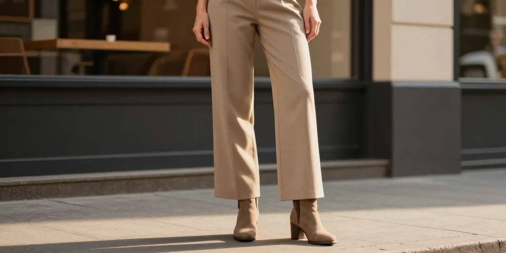 botte avec pantalon large