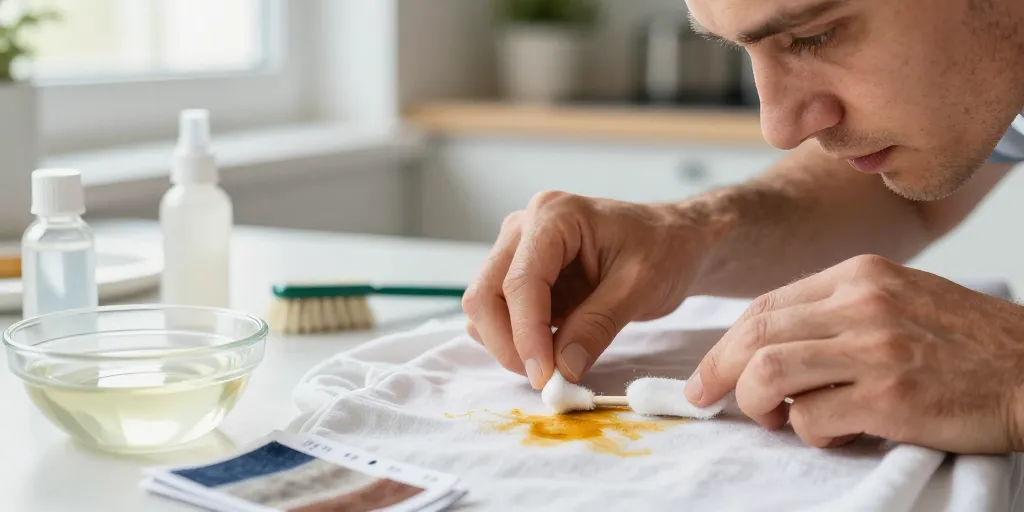 enlever tache curcuma vêtement