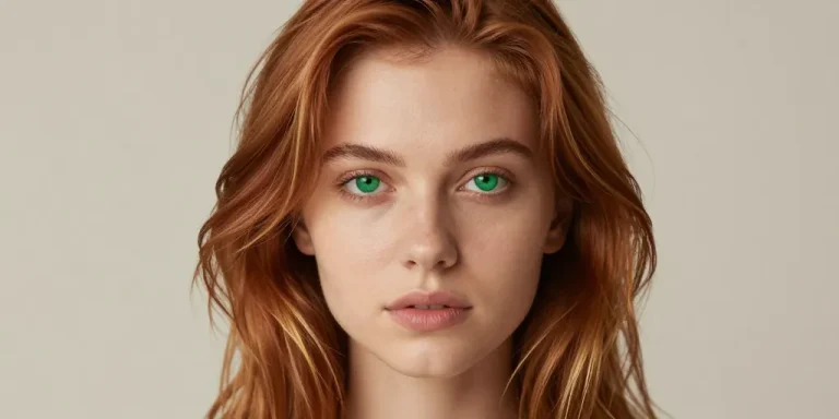 couleur de cheveux pour peau claire et yeux vert