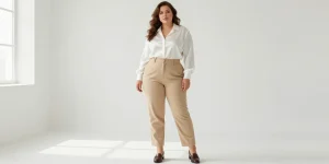 pantalon chino femme ronde