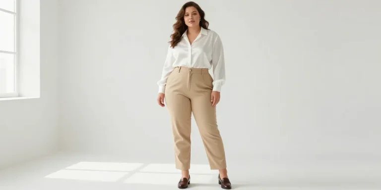 pantalon chino femme ronde
