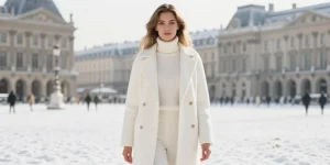 tenue blanche hiver femme
