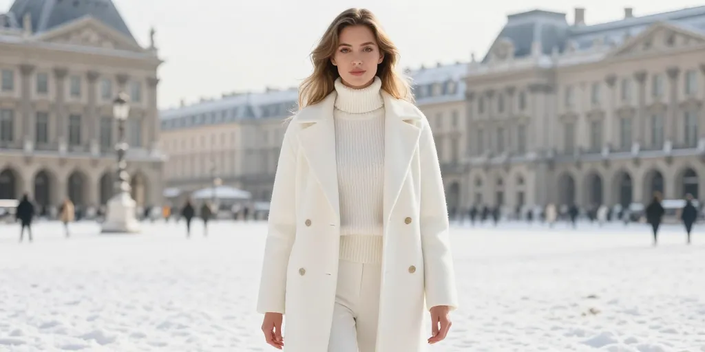 tenue blanche hiver femme