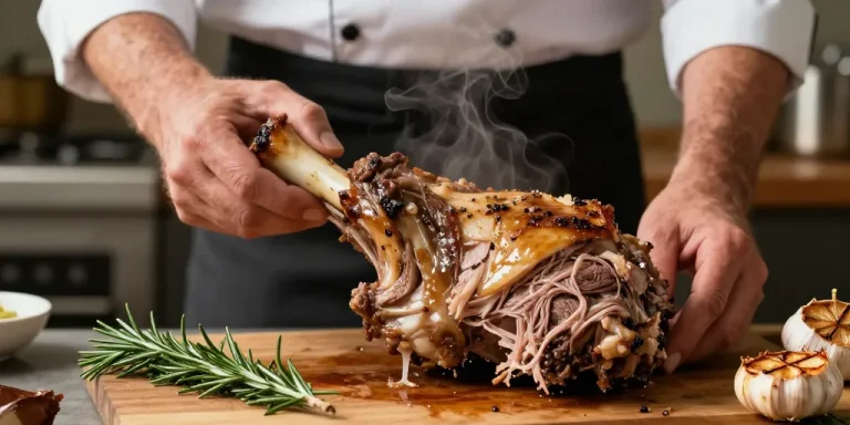 souris d'agneau au four